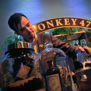 barman preparando drinks com gin para o Gin Day