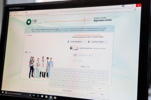 foto da tela do portal da saúde de Barueri