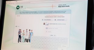 foto da tela do portal da saúde de Barueri