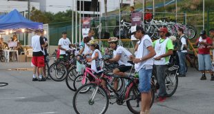 ciclistas prestes a darem início a um passeio
