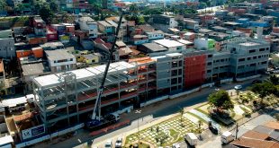 foto aérea das obras do novo Pronto-Socorro do Jardim Paulista