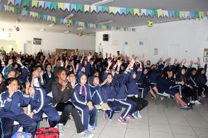 torcida na Emef José Leandro Pimentel durante 1ª Grande Copa das Operações