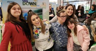 participantes da exposição Copa Down Mundo, no Shopping Tamboré