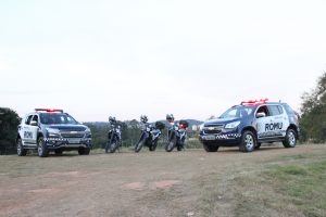 viaturas e motos da Guarda Civil de Barueri