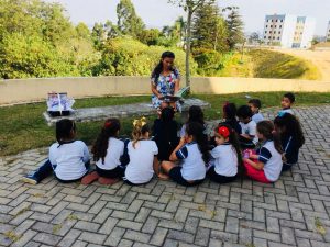 professora fala de solidariedade a alunos da emef eneias