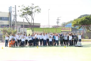 Participantes do sdpd movimenta posam para foto