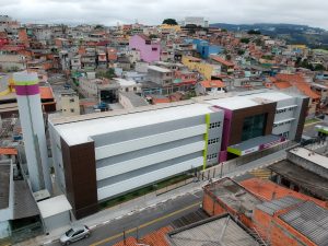 vista aérea da nova UBS do jardim tupan