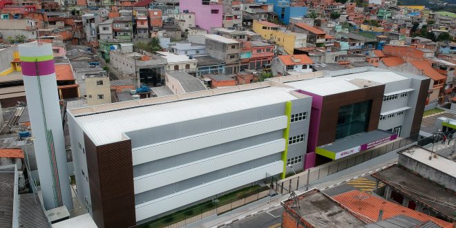 vista aérea da nova UBS do jardim tupan