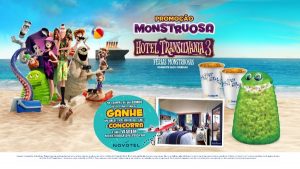 banner de divulgação da promoção Viagem Monstruosa, da Cinépolis