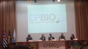 mesa de discussões do 10º EPBio