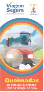 banner informativo da CCR acerca de queimadas