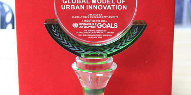 o prêmio SCHASA que barueri recebeu