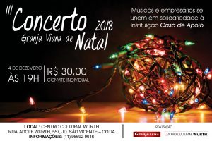 convite do iii concerto granja viana de natal