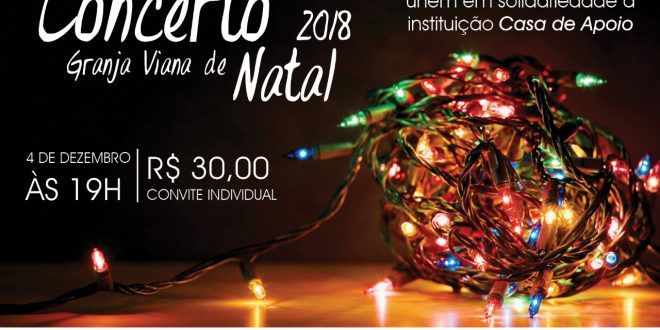convite do iii concerto granja viana de natal