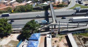 ViaOeste interdita faixa sentido capital da Castello Branco (SP-280) para avanço das obras da nova passarela