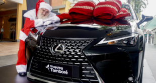 Shopping Tamboré tem horário especial e ações de Natal com Compre e Ganhe e sorteio de Lexus UX 300h