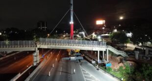 ViaOeste conclui com sucesso operação de lançamento de viga na Castello Branco (SP-280)