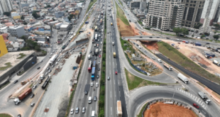 ViaOeste realiza operação para lançamento de vigas na Castello Branco (SP-280), em Barueri